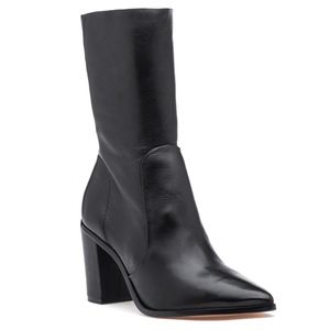 Schutz Anaflor Black Leather Boot
